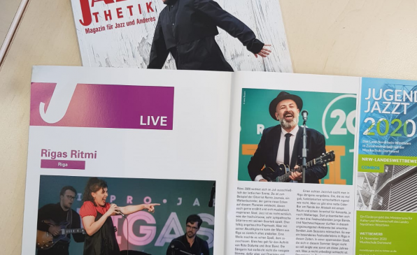 Ko par mums raksta lielākais vācu džeza žurnāls "Jazzthetik"